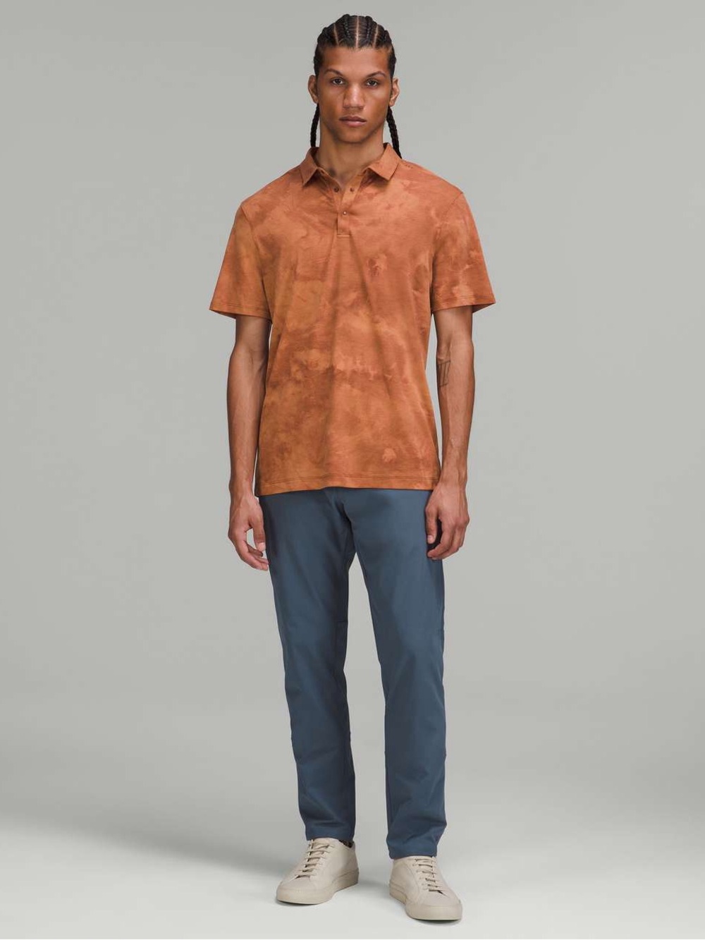 ⛔️ SOLD ⛔️ /// Men’s Evolution Short Sleeve Polo - Tidal Dye Desert - Size Large - Picture 6 of 10